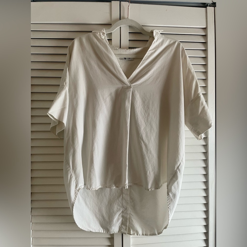 Madewell high low shirt